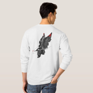 Masculine shirt with long mangoes stamped