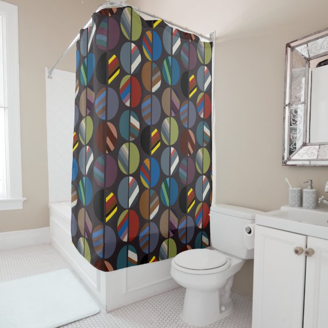 Masculine Striped Oval Halves  (In Situ)