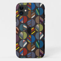 Masculine Striped Oval Halves 