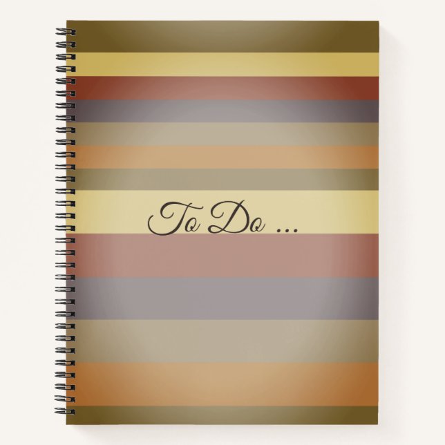 Masculine Styled Note Book (Front)