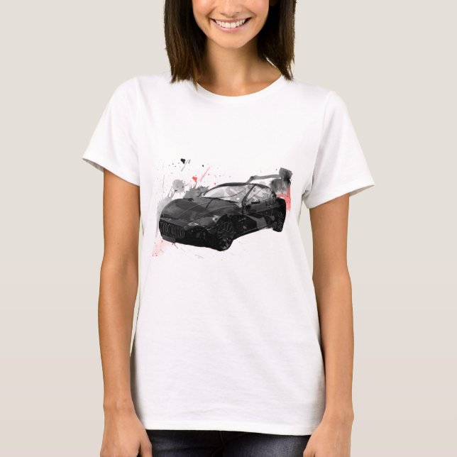 maserati gt car illustration T-Shirt (Front)