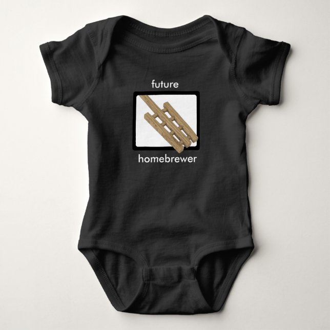 Mash Paddle - Future Homebrewer Baby Bodysuit (Front)