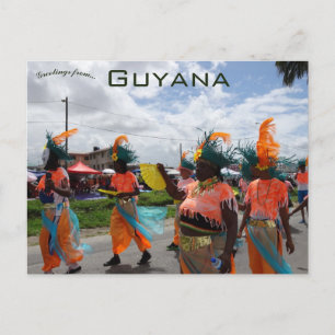 Mash Parade Georgetown Guyana Postcard