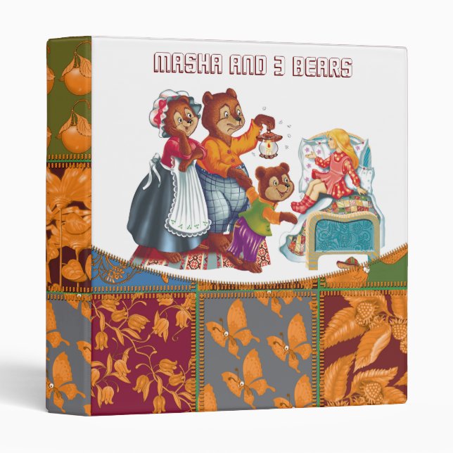 Masha and 3 bears binder (Front/Spine)