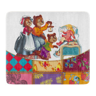 Masha and 3 bears cutting board