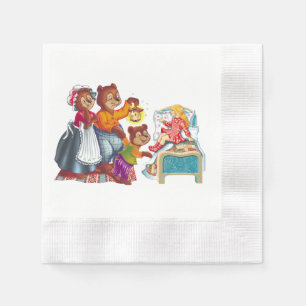 Masha and 3 bears napkin