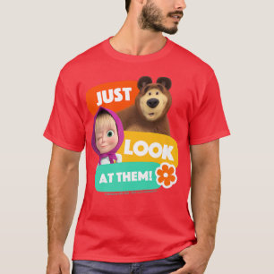 Masha and the Bear  T-Shirt