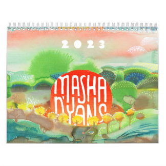Masha D'yans 2023 WALL CALENDAR