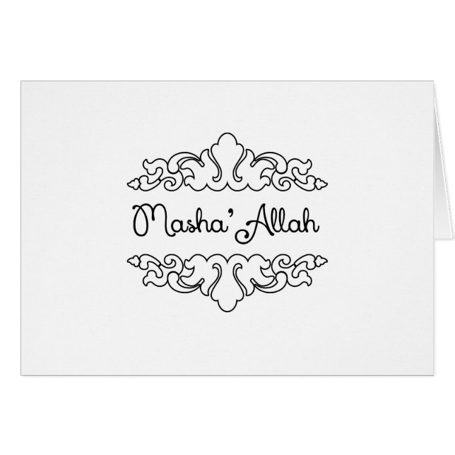 Masha'allah (Devant horizontal)