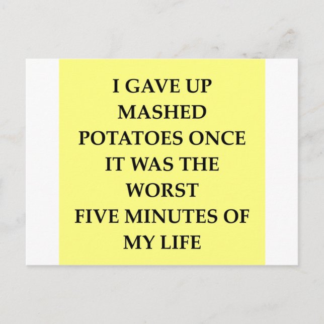 MASHED.jpg Postcard (Front)