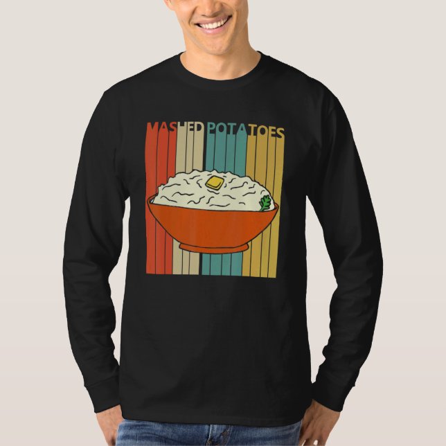 Mashed Potato Food T-Shirt (Front)