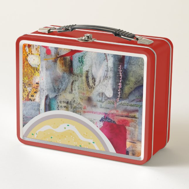 Mashed Potatoes Metal Lunch Box (Front)