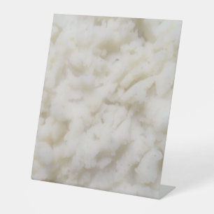 Mashed Potatoes Pedestal Sign