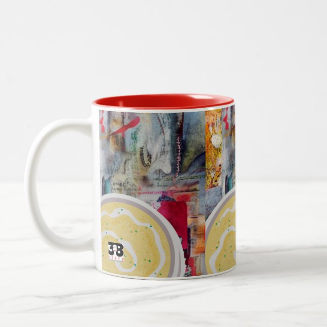 Mashed Potatoes Two-Tone Coffee Mug (Left)