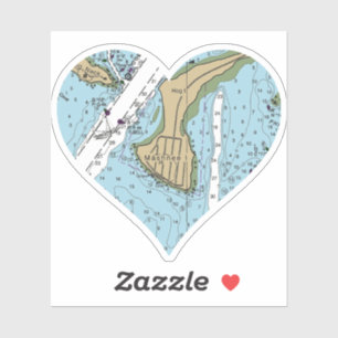 Mashnee Island MA Nautical Chart