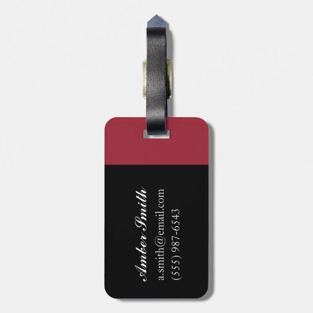 Mask 2 luggage tag (Back Vertical)