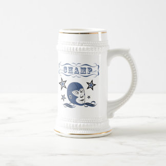 mask beer stein