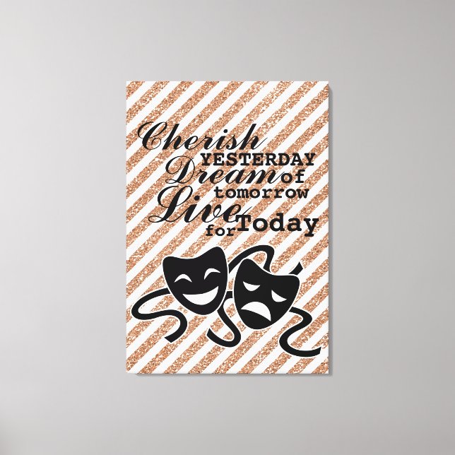 Mask Canvas Print (Front)