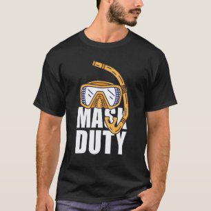 Mask Compulsory Diver Mask Diving Mouthguard T-Shirt