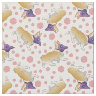 Mask Corgi Plague Doctor Transparent Fabric