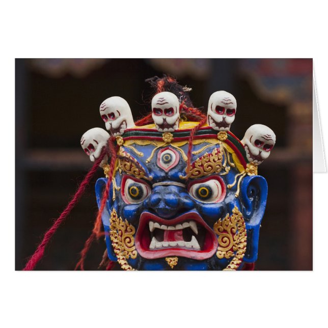 Mask dance performance at Tshechu Festival 2 (Front Horizontal)
