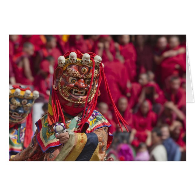 Mask dance performance at Tshechu Festival 3 (Front Horizontal)