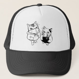 Mask Dust Cheeky Cat Child Hay Fever Trucker Hat