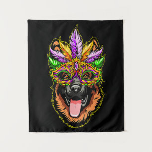 Mask German Shepherd Tapestry
