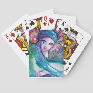 MASK IN BLUE / Venetian Masquearde Ball  Playing Cards
