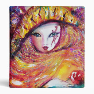 MASK IN YELLOW BINDER