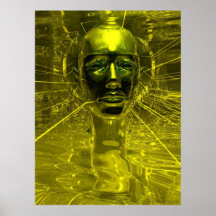 Mask of Nefertiti Poster