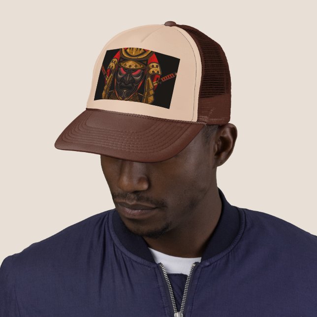 Mask of samurai Trucker Hat (In Situ)