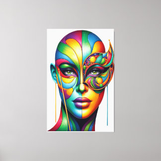 Mask of the Mystic  Canvas Print
