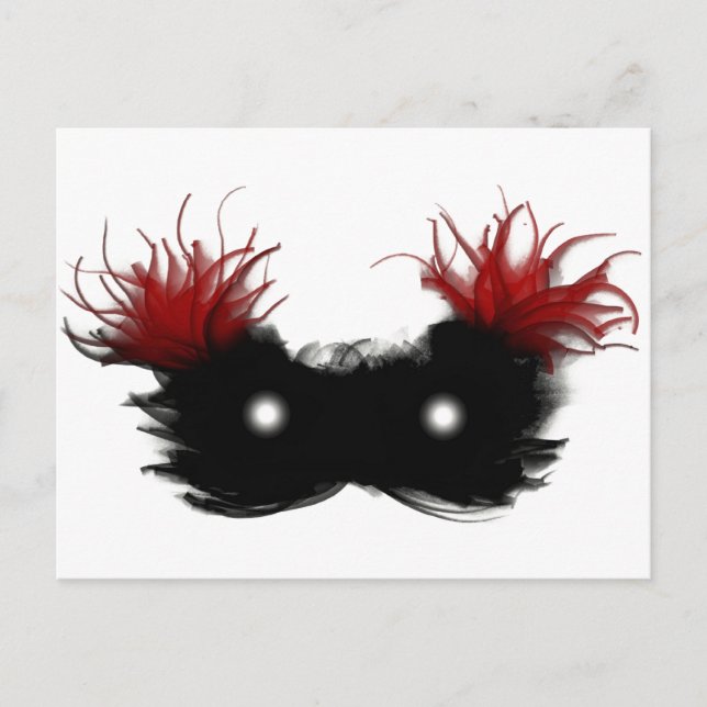 Mask of the phantom postcard (Front)