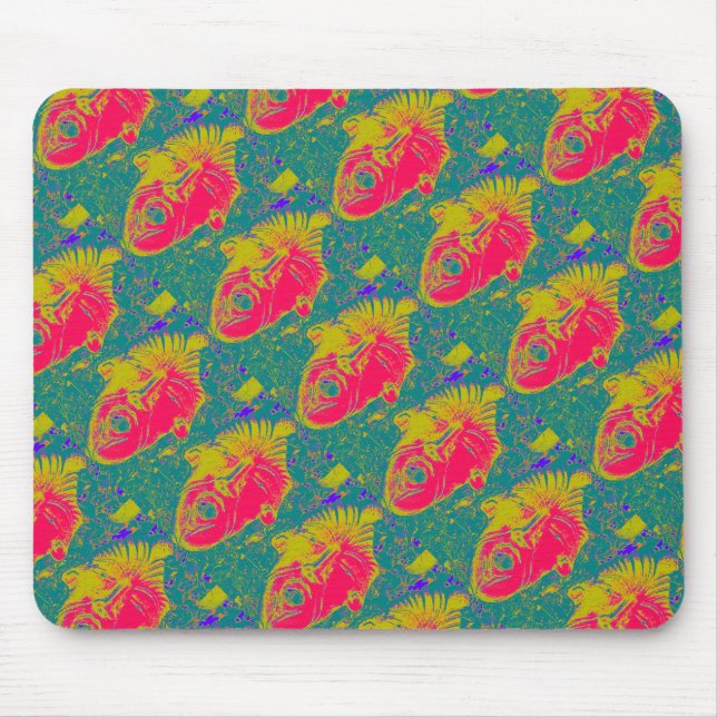 mask pattern mousepad (Front)