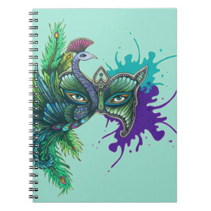 Mask - Peacock Notebook
