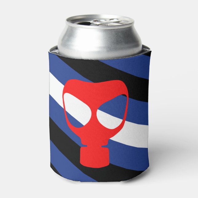 Mask Pride Flag Can Cooler (Can Front)