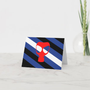 Mask Pride Flag Thank You Card