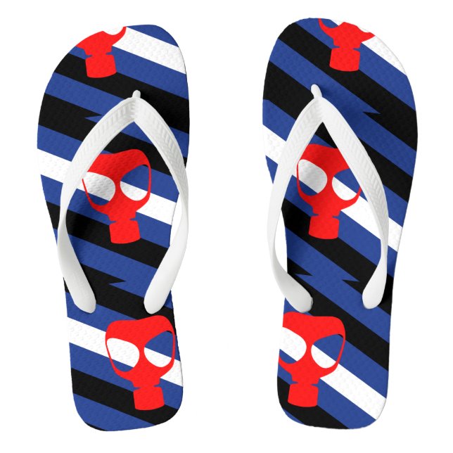 Mask Pride Flip Flops (Footbed)