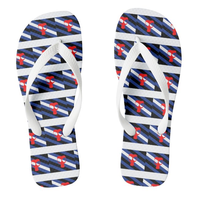Mask Pride Flip Flops (Footbed)