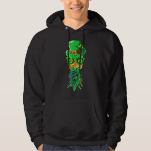 Mask Swinger Upside Down Pineapple St Patrick's Da Hoodie