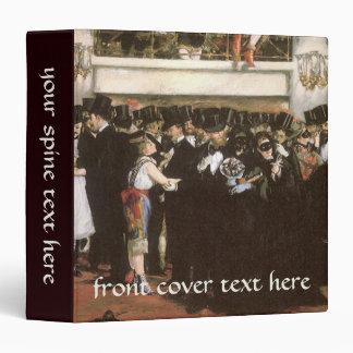 Masked Ball at the Opera by Edouard Manet Binder