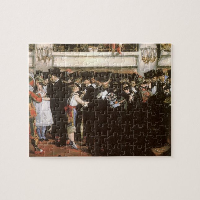 Masked Ball at the Opera by Edouard Manet Jigsaw Puzzle (Horizontal)