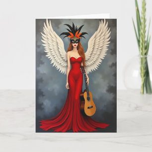 Masked Birthday Card