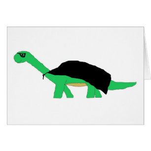Masked Caped Apatosaurus card
