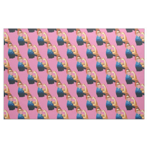 Masked Female Empowerment Thunder_Cove  Fabric