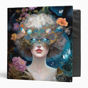 Masked Lady Fantasy Art Binder