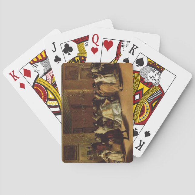 Masked Meeting Playing Cards (Back)