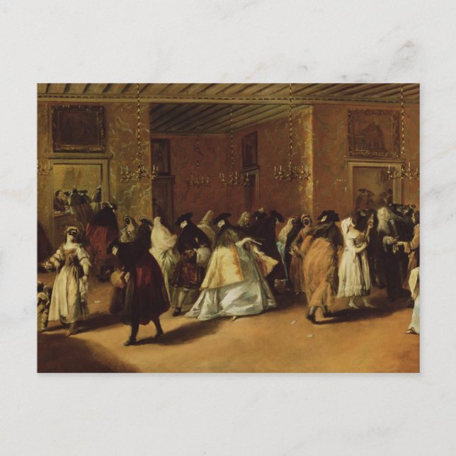 Masked Meeting Postcard (Front)