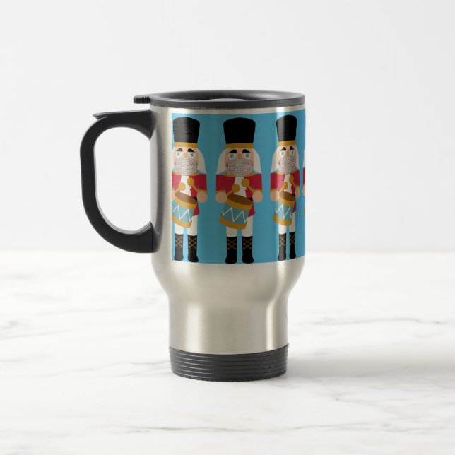 Masked Nutcracker Travel Mug (Left)